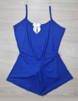 Pijama Short Azul Rey Unicolor 556