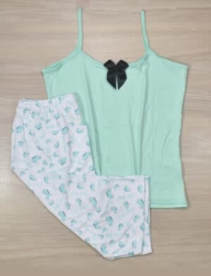 Pijamas Capri Verde Menta CP94