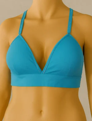 Brasier Dama Seamless Azul- BS02