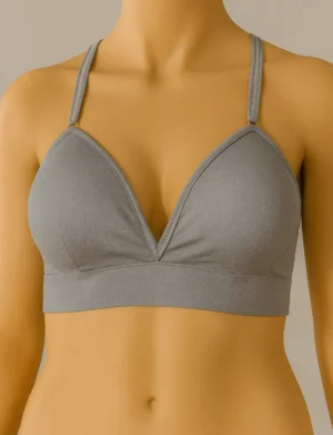 Brasier Dama Seamless Gris - BS04